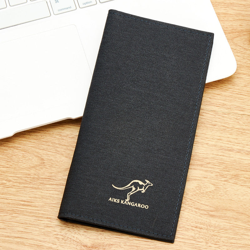 Stylish slim long PU leather Mobile wallet