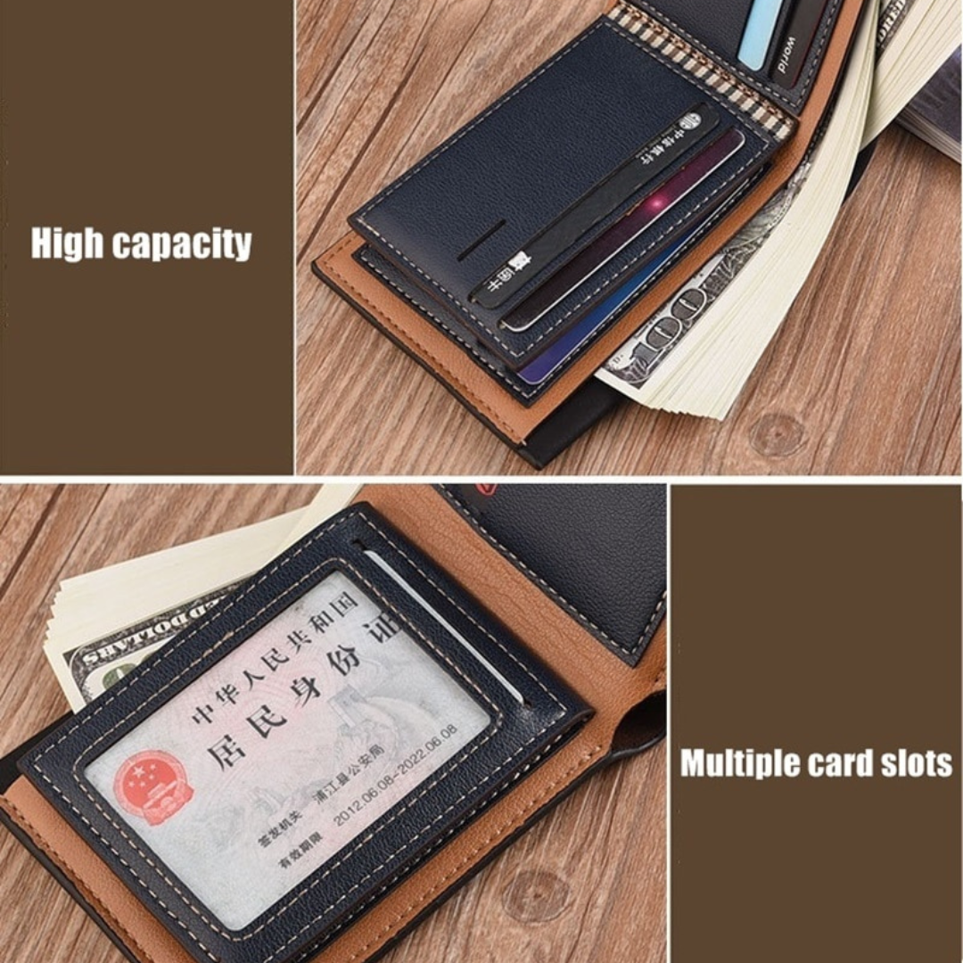 Vintage PU Leather Wallet