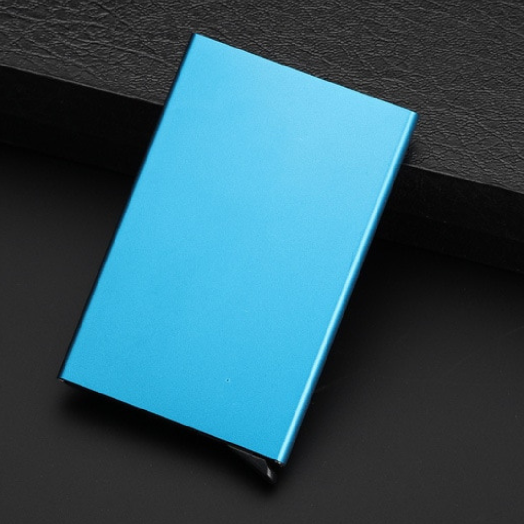 Slim metal card holder wallet card holder