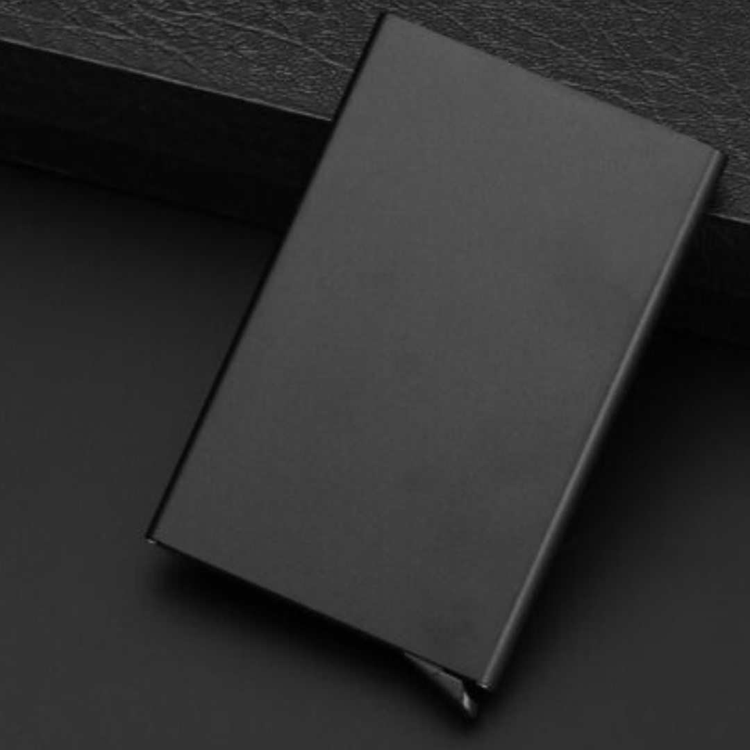 Slim metal card holder wallet card holder
