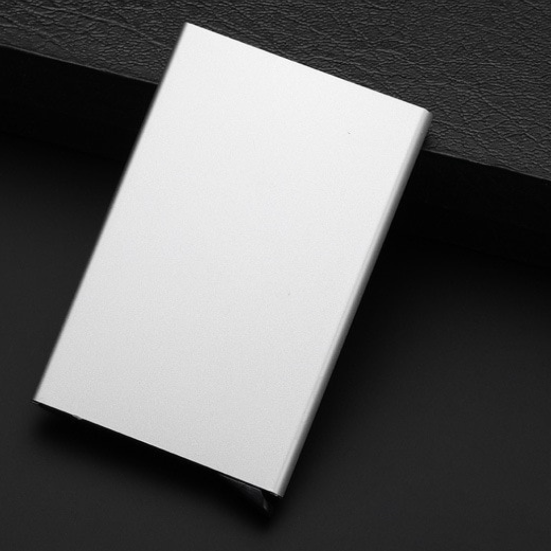 Slim metal card holder wallet card holder