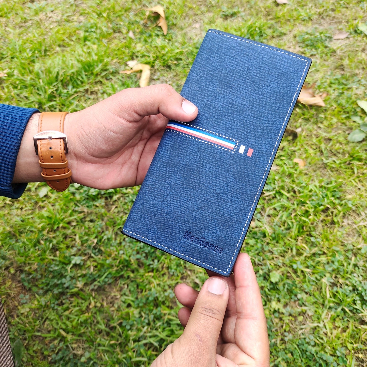 Men Bense Long Soft Mobile Money and Multi-Cardholder Wallet for Men