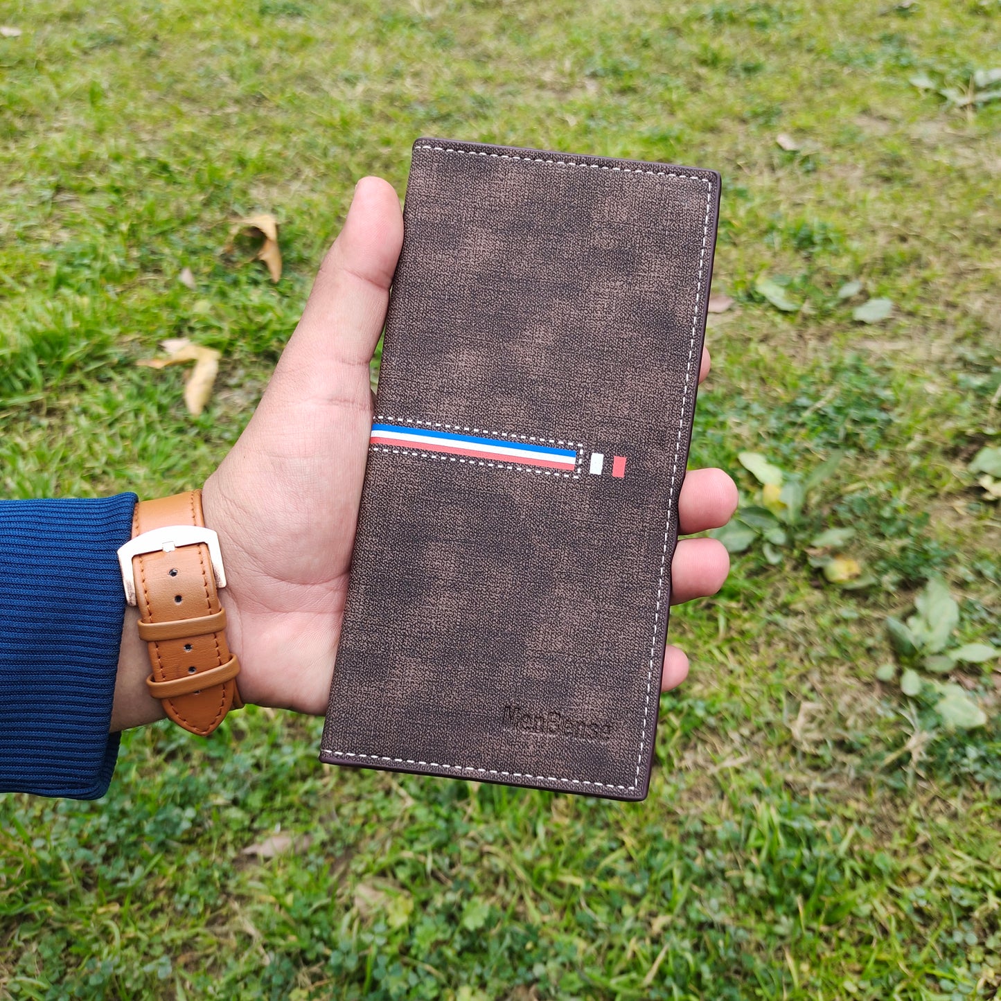 Men Bense Long Soft Mobile Money and Multi-Cardholder Wallet for Men