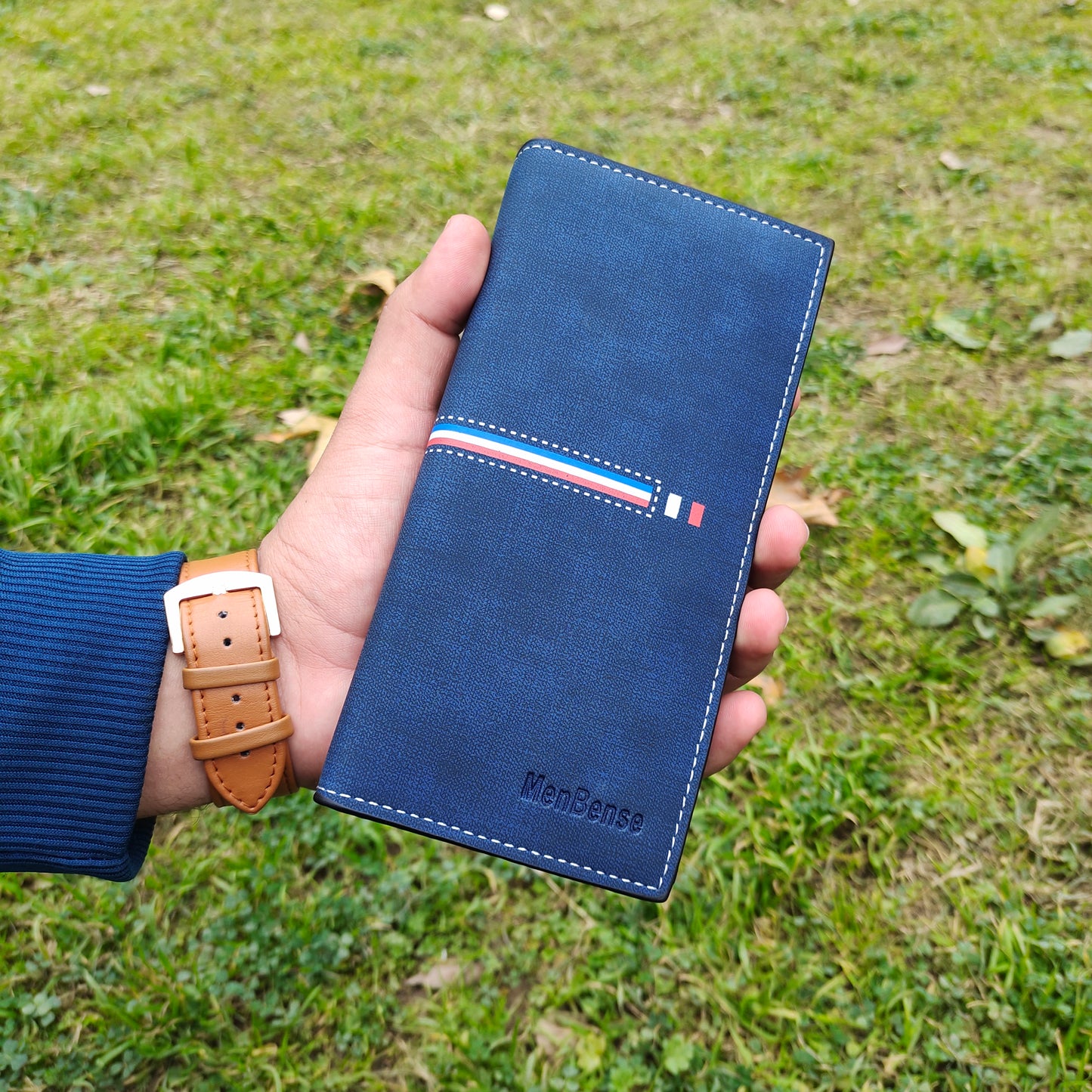Men Bense Long Soft Mobile Money and Multi-Cardholder Wallet for Men