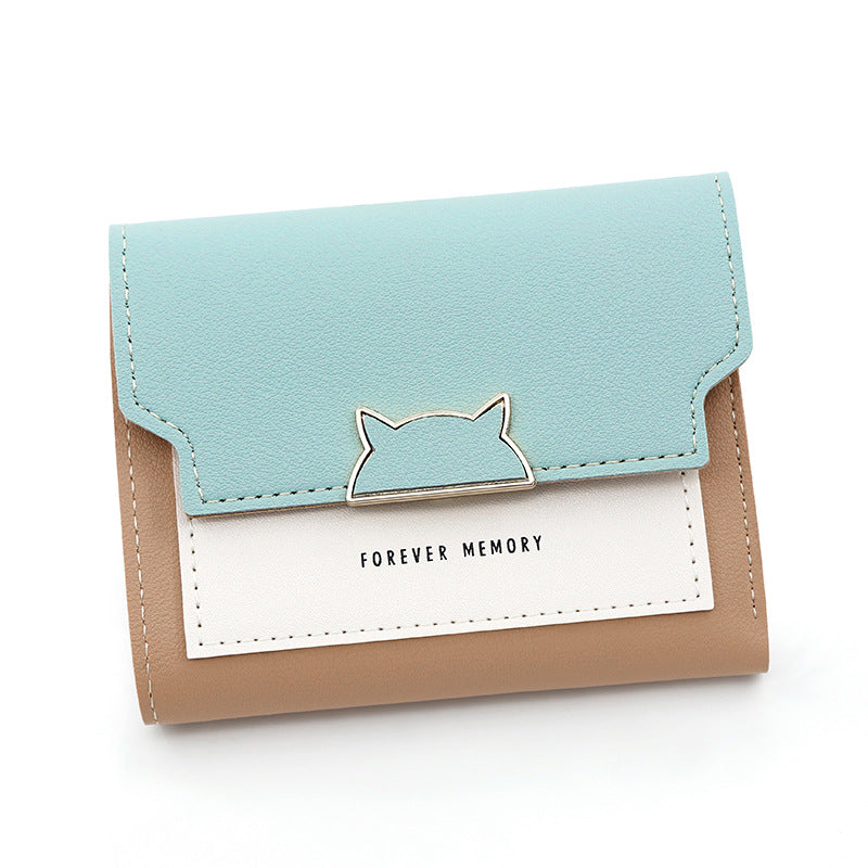 New Style Small Wallet Female Short Foldable Fashionable Wallet
