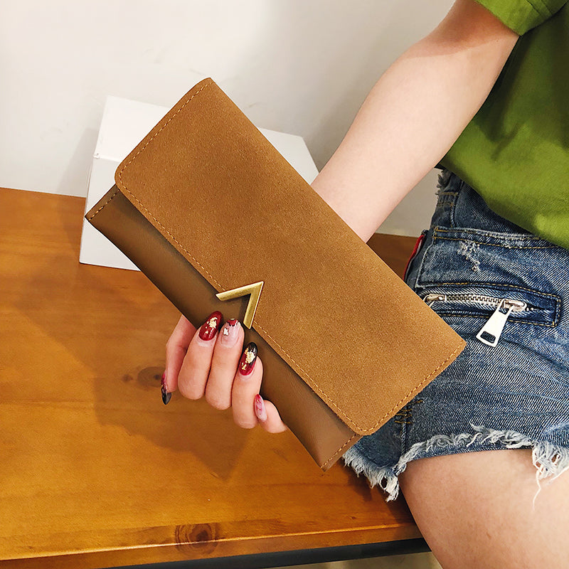Buy 1 get 1 free - PU Leather Long Wallet For Ladies