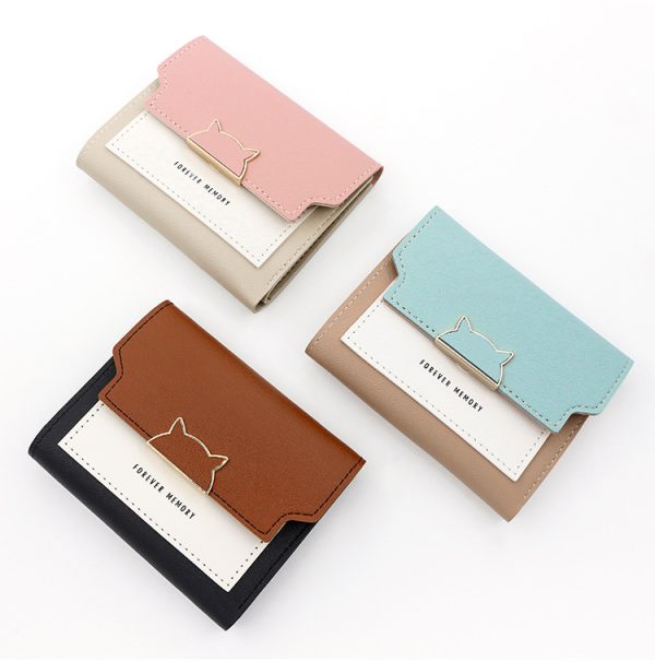 New Style Small Wallet Female Short Foldable Fashionable Wallet
