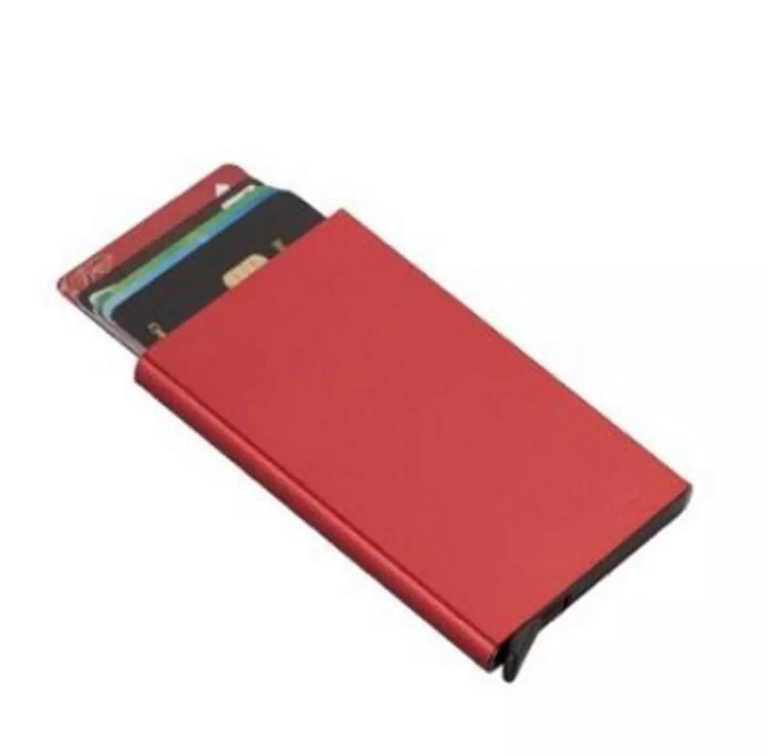 Slim metal card holder wallet card holder