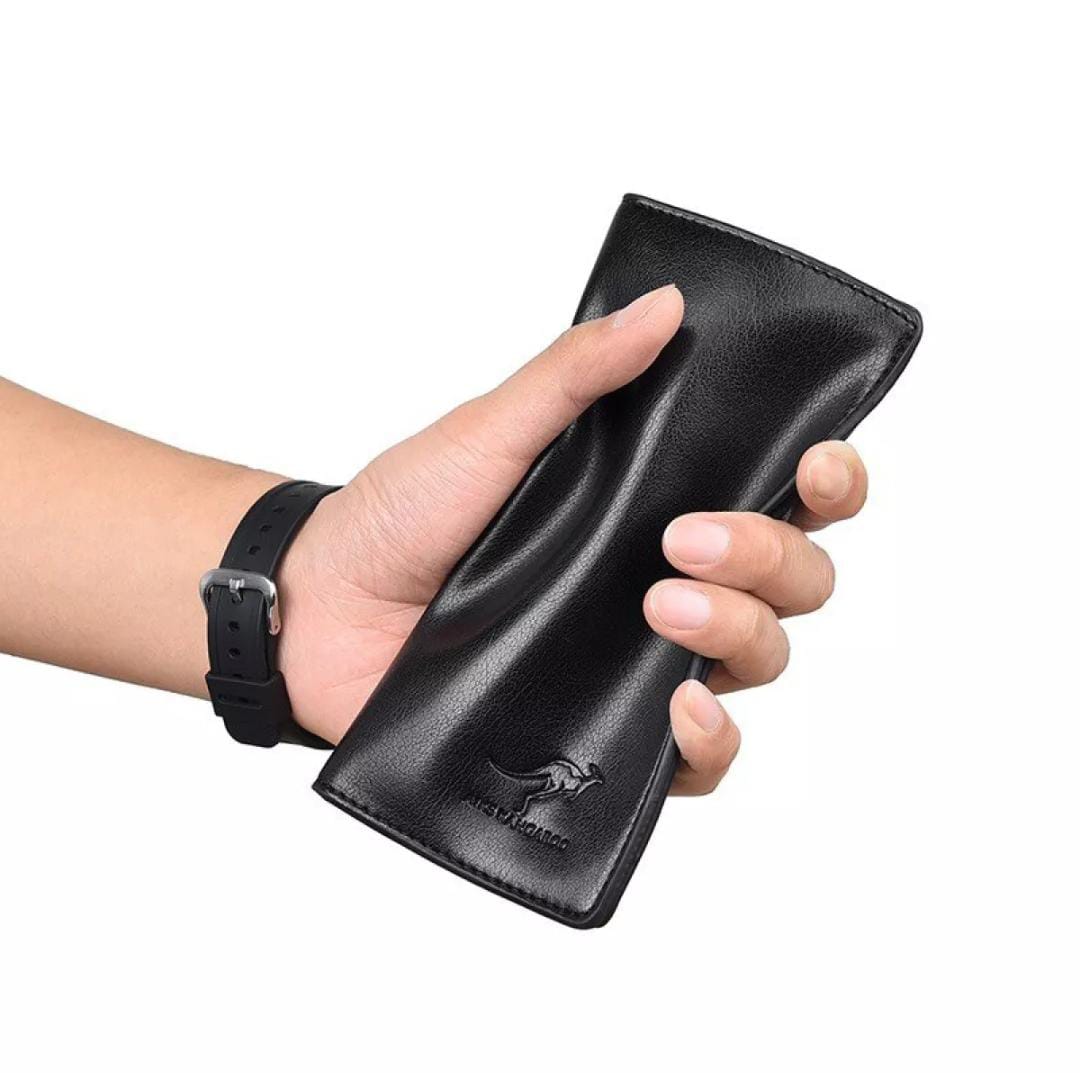 Stylish slim long PU leather Mobile wallet