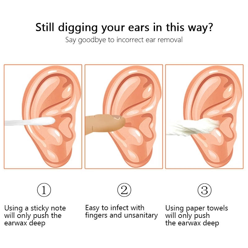 Buy One Get one Free 6 PCS Ear Cleaner Tool & Ear Wax Cleaning Kit with Leather Case