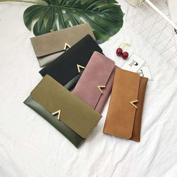 Buy 1 get 1 free - PU Leather Long Wallet For Ladies
