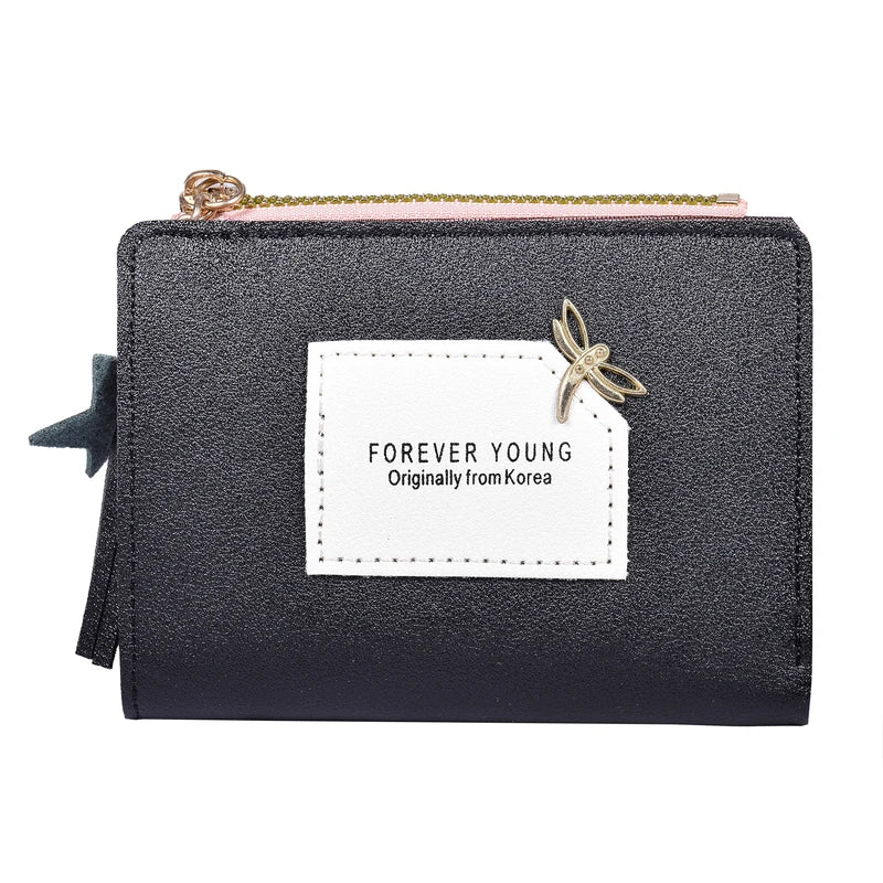 Butterfly Zipper Mini wallet for girls- Stylish Purse for girls