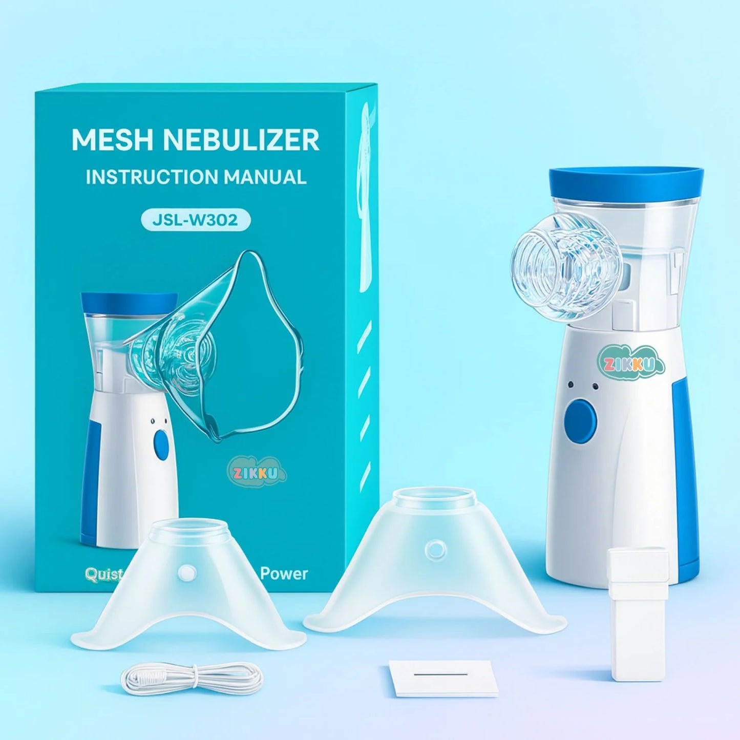 Portable Mesh Nebulizer  jsl-w302 Best price for kids and Adults