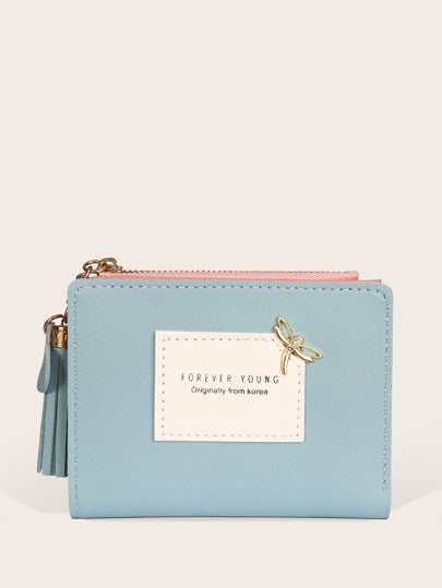 Butterfly Zipper Mini wallet for girls- Stylish Purse for girls