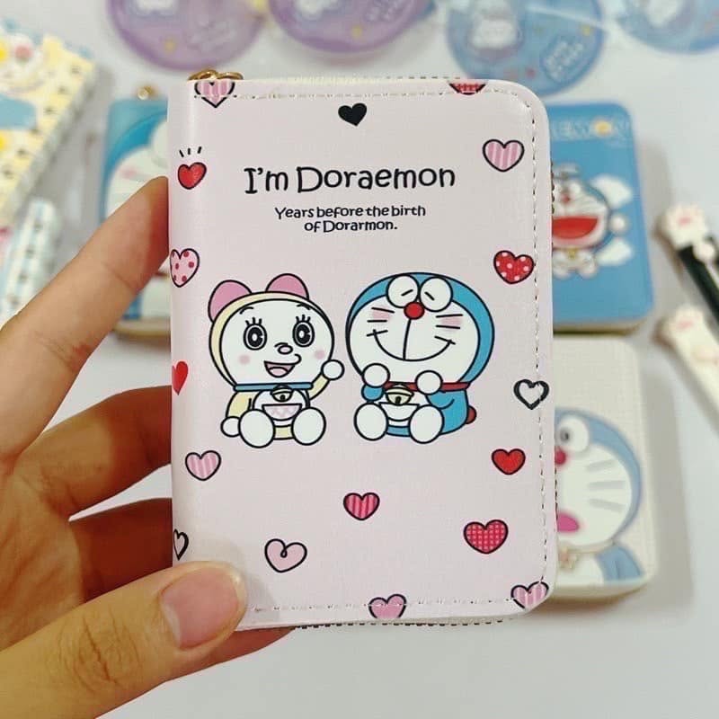 Cute Doraemon Mini Wallet for Women