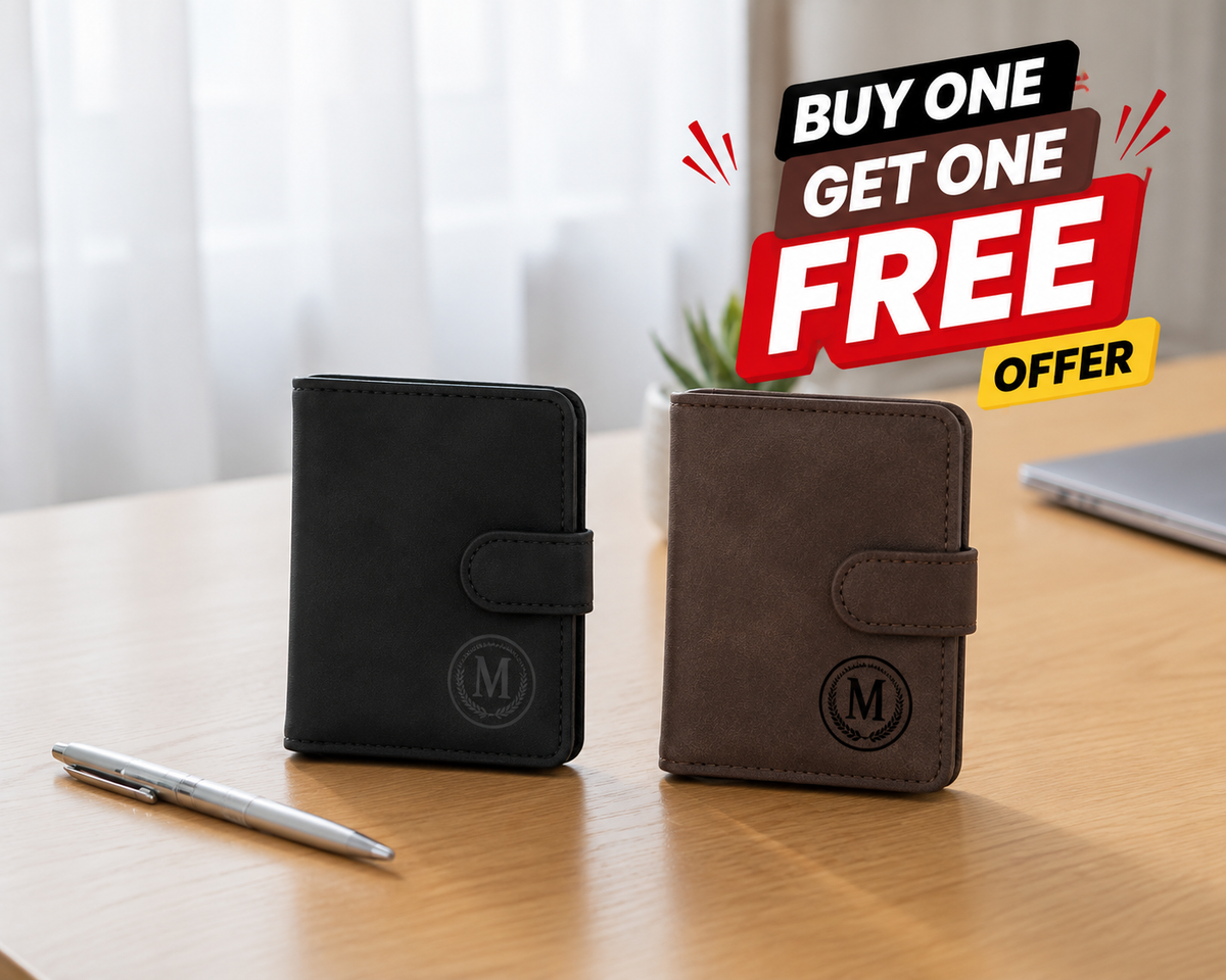 Buy One Get One Free - Premium Quality M Series Wallet for Men