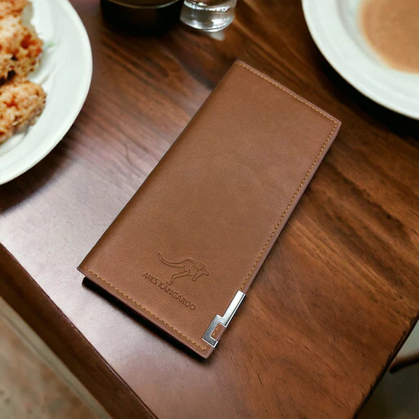 Buy 1 get 1 Free Stylish slim long PU leather Mobile wallet