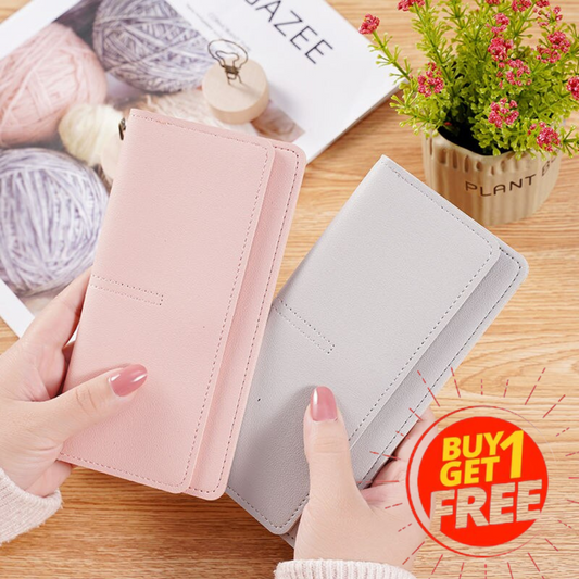 Buy 1 Get 1 Free - ladies purse hand cardholder long