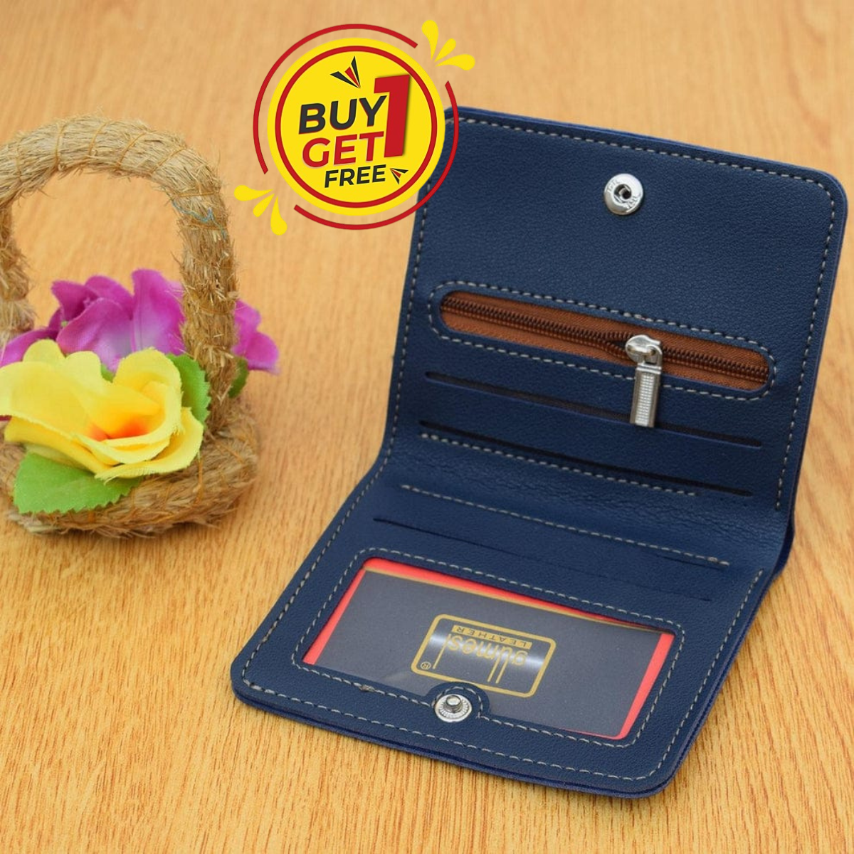 Buy 1 Get 1 Free - Pocket Friendly Wallet For Men