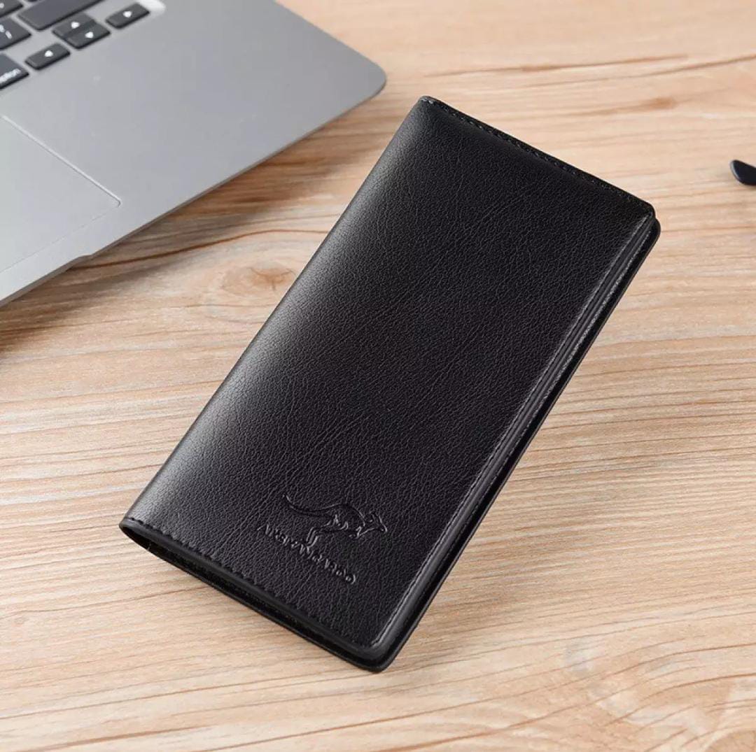 Stylish slim long PU leather Mobile wallet