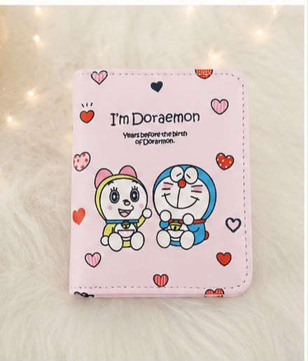 Cute Doraemon Mini Wallet for Women