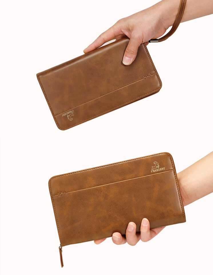 Babory Long Business Mobile Wallet