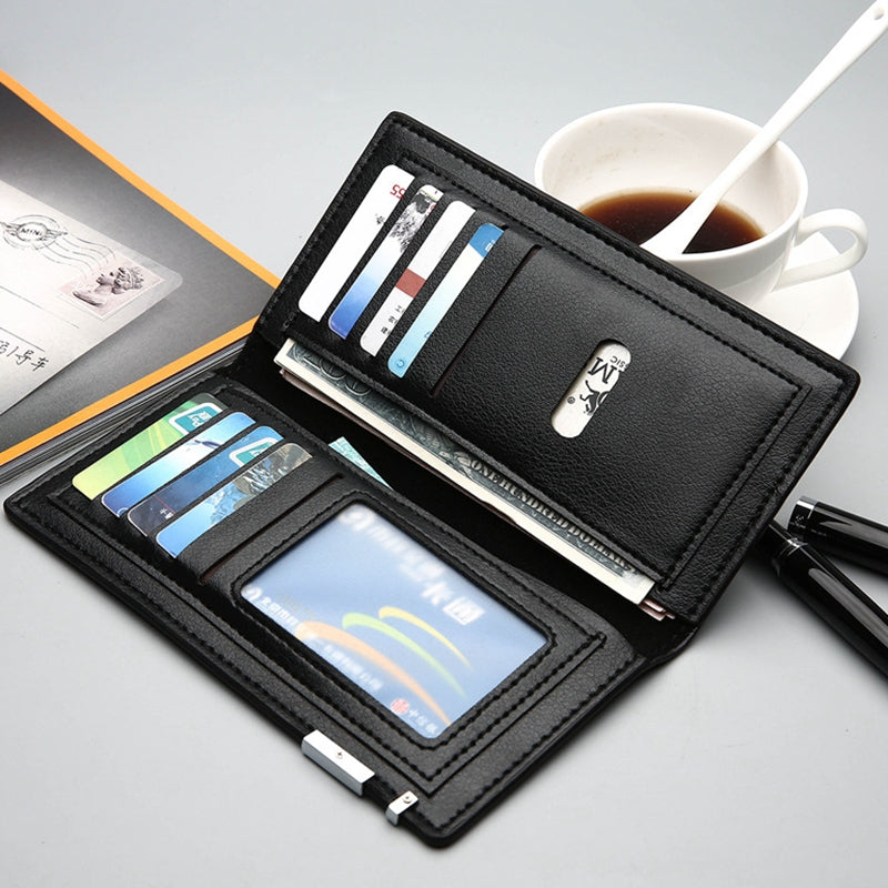 Buy 1 get 1 Free Stylish slim long PU leather Mobile wallet