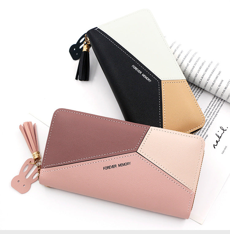 Stylish wallets for women pu leather long wallet for girls