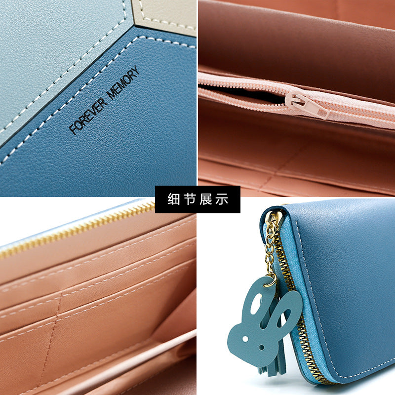 Stylish wallets for women pu leather long wallet for girls