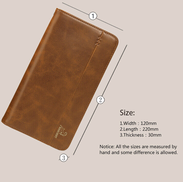 Babory Long Business Mobile Wallet