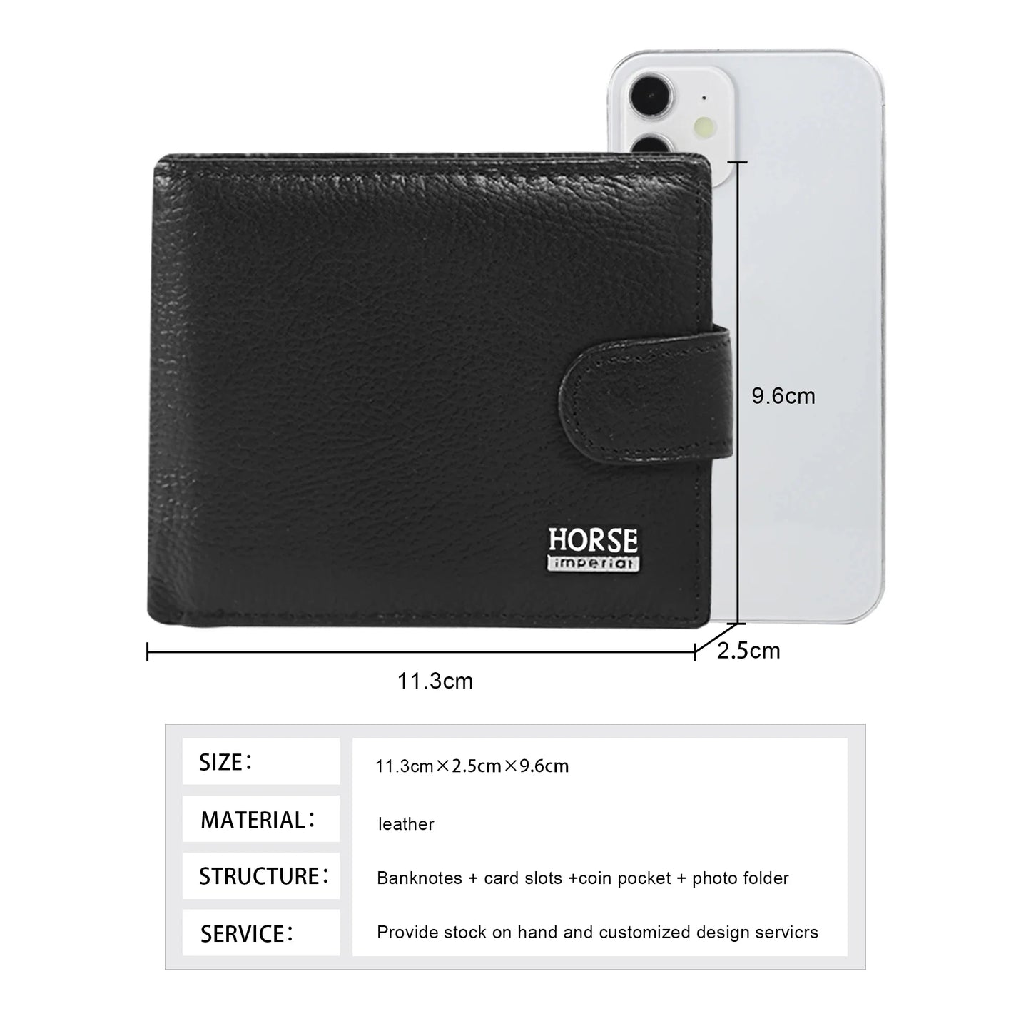 Original and Branded Imperial Horse Genuine Leather Wallet