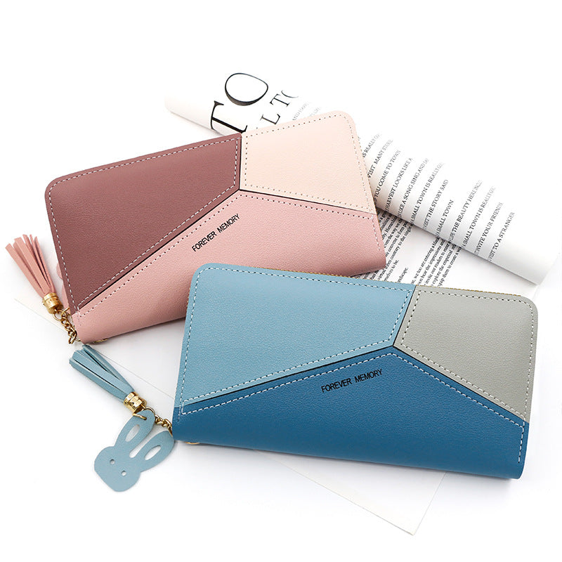 Stylish wallets for women pu leather long wallet for girls