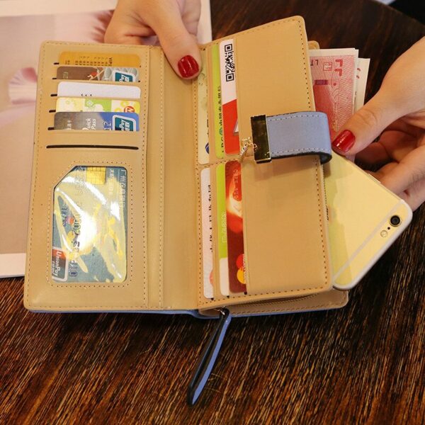 Cute Cardholder PU Leather long wallet