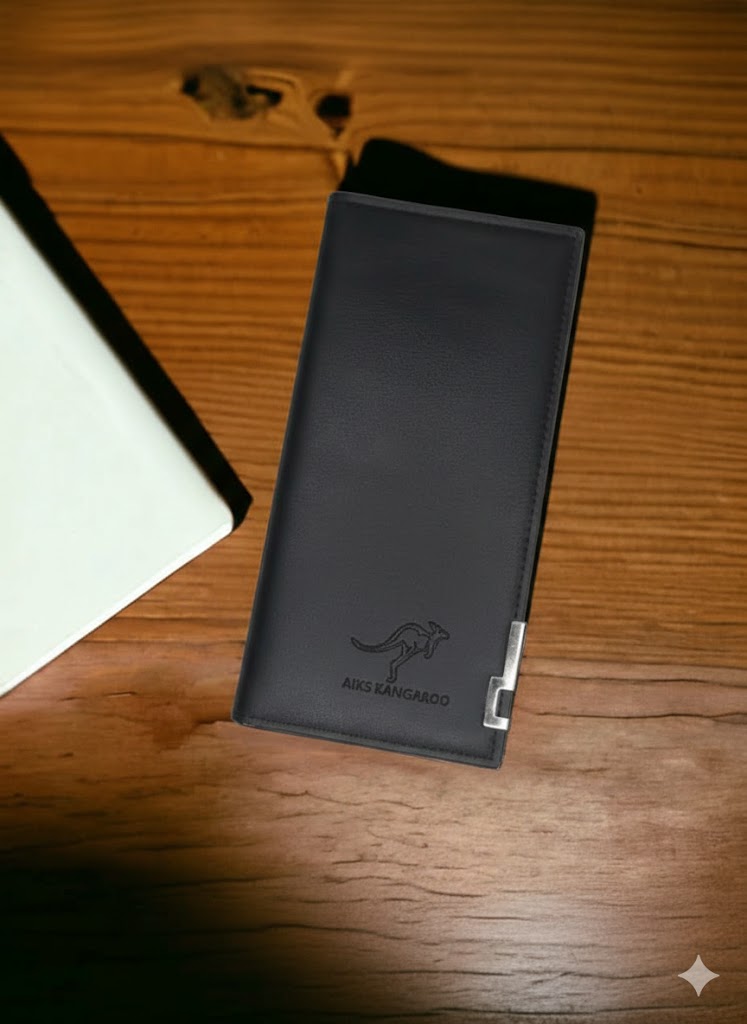 Buy 1 get 1 Free Stylish slim long PU leather Mobile wallet