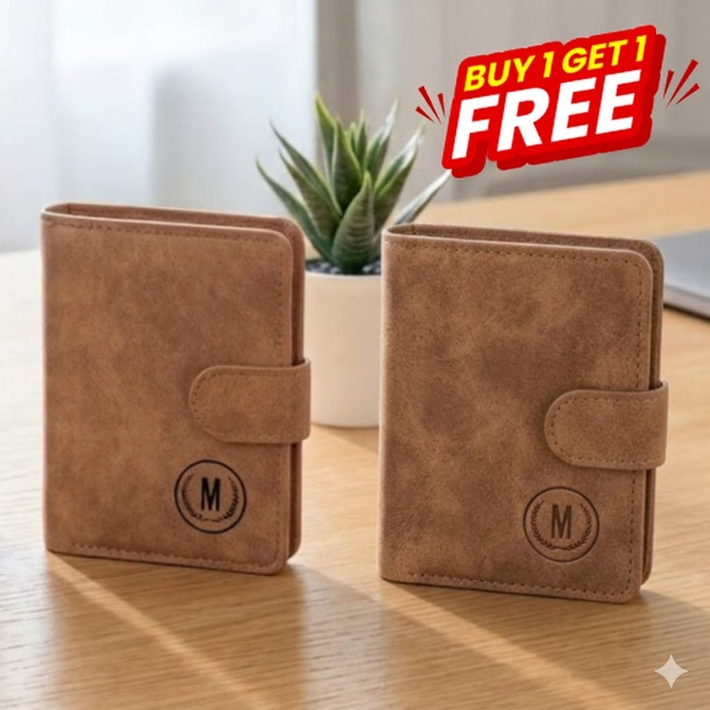 Buy One Get One Free - Premium Quality M Series Wallet for Men